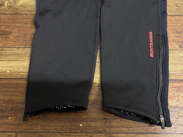 JN181 ボントレガー BONTRAGER ビブタイツ 黒 S 裏起毛