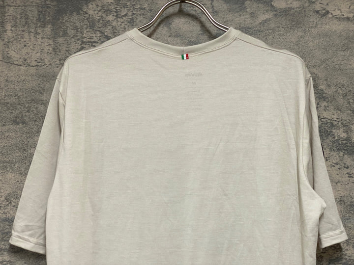 JY863 サンティーニ Santini 半袖 Tシャツ オフホワイト M POLARTEC DELTA