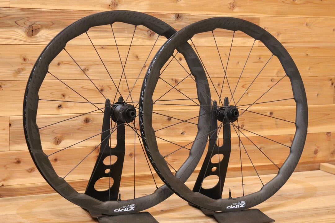 新型 ジップ ZIPP 353 NSW TUBELESS DISC シマノ 11S/12S 25mm フックレス カーボン チューブレス ロードバイク ホイールセット 【広島店】