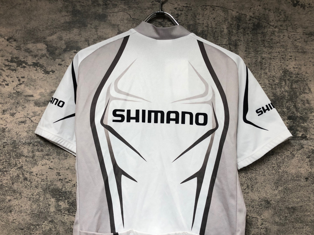 JW260 シマノ SHIMANO 半袖 サイクルジャージ 白 L