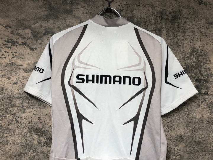 JW260 シマノ SHIMANO 半袖 サイクルジャージ 白 L