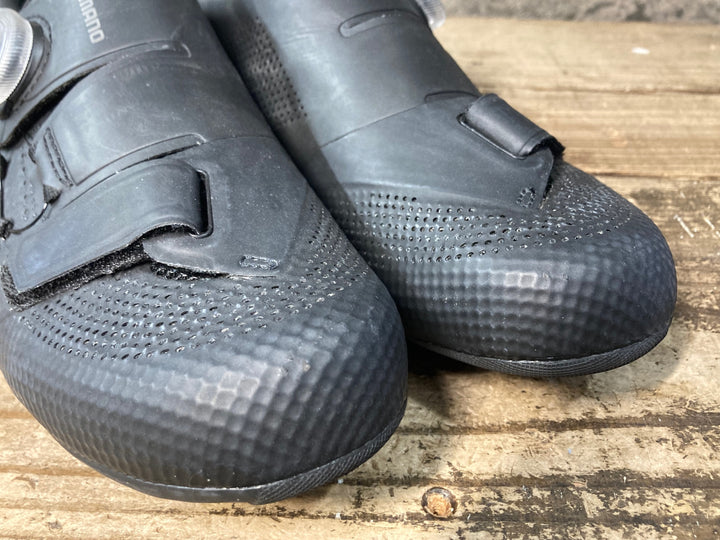 JY156 シマノ SHIMANO RC5 SHRC502M L01 S ビンディングシューズ 3穴 黒 EU41