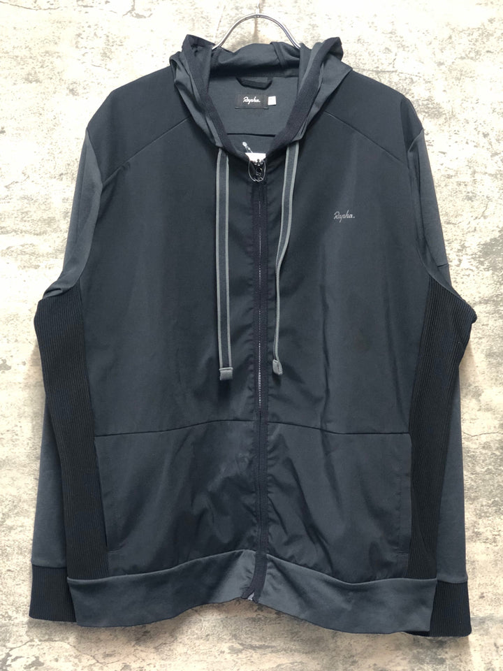 KG228 ラファ Rapha TRANSFER HOODIE フーディ 長袖 ジャケット 黒 XXL