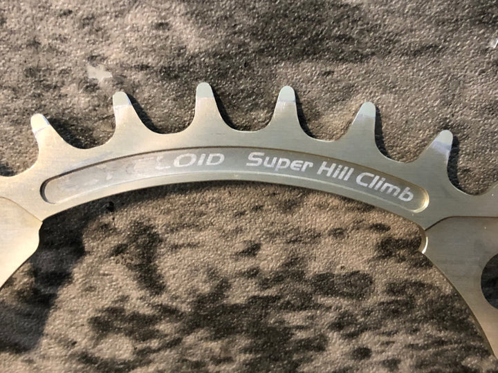 JU708 スギノ Sugino CYCLOID Super Hill Climb CY4-SHC チェーンリング シルバー 32T 12S