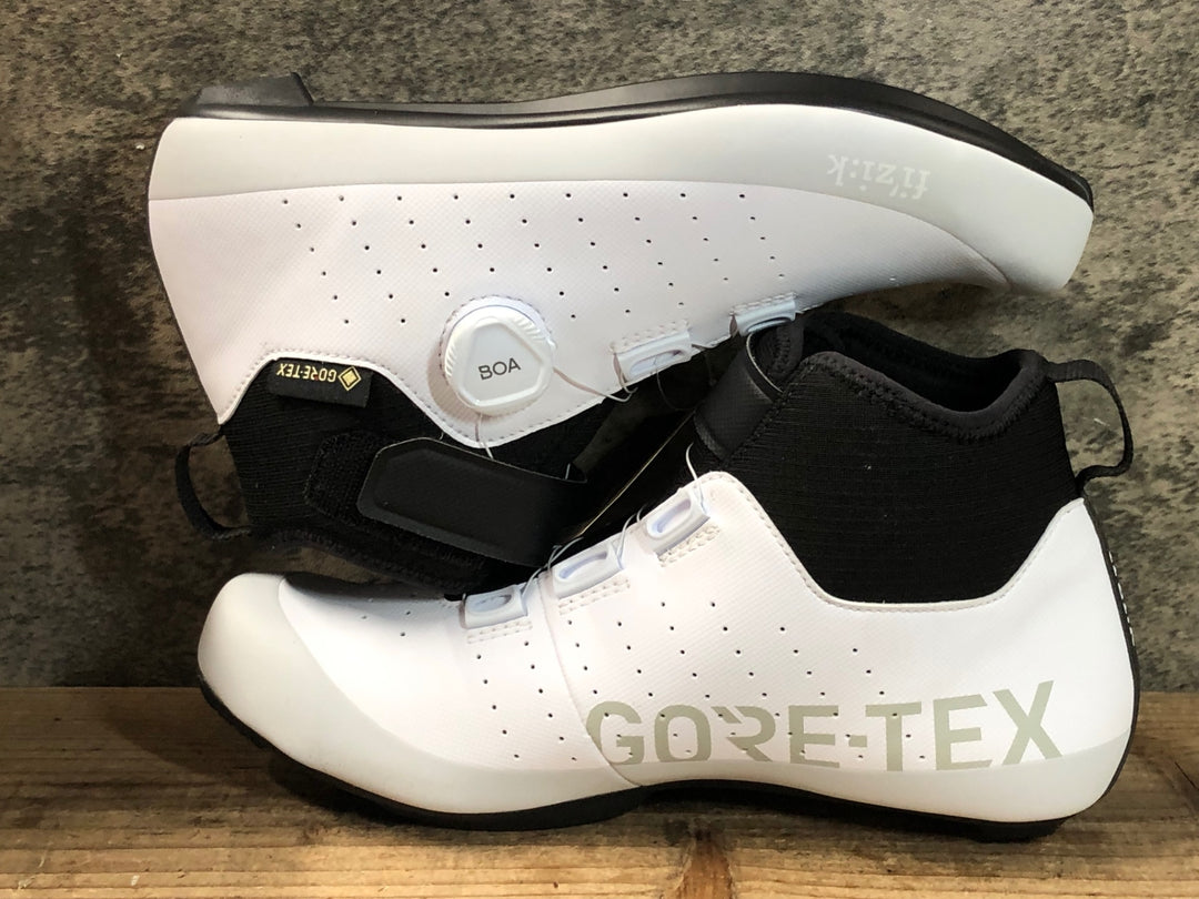 JV043 フィジーク fizik TEMPO ARTICA GTX ビンディングシューズ EU 41.5 白 GORE TEX 3穴 未使用