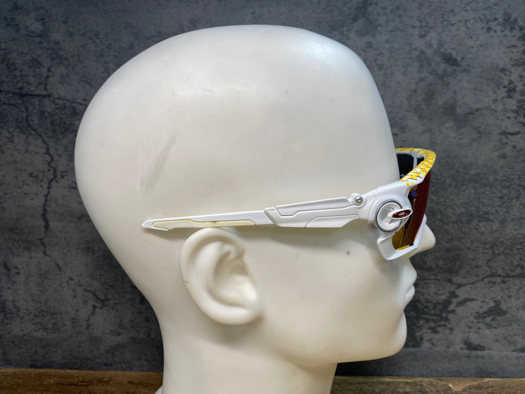 JB137 オークリー OAKLEY JAWBREAKER サングラス アイウェア 白 黄 PRIZMレンズ TDF EDITION