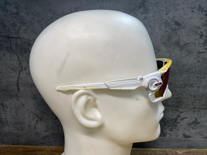 JB137 オークリー OAKLEY JAWBREAKER サングラス アイウェア 白 黄 PRIZMレンズ TDF EDITION