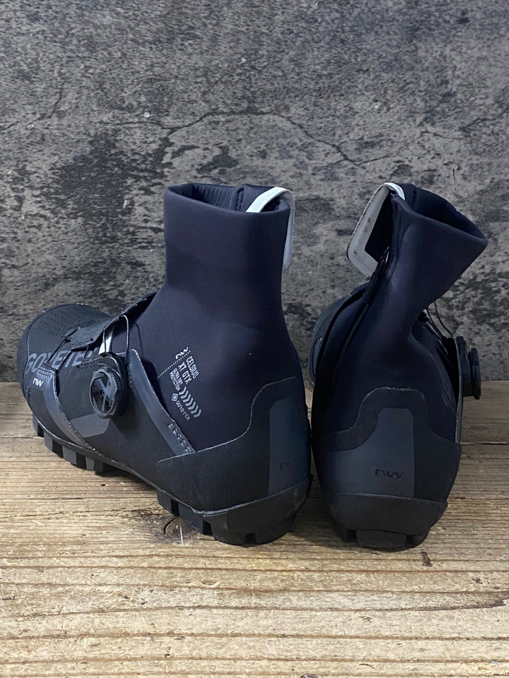 KL097 ノースウェーブ NORTH WAVE CELSIUS XC GTX ビンディングシューズ 黒 EU40 2穴