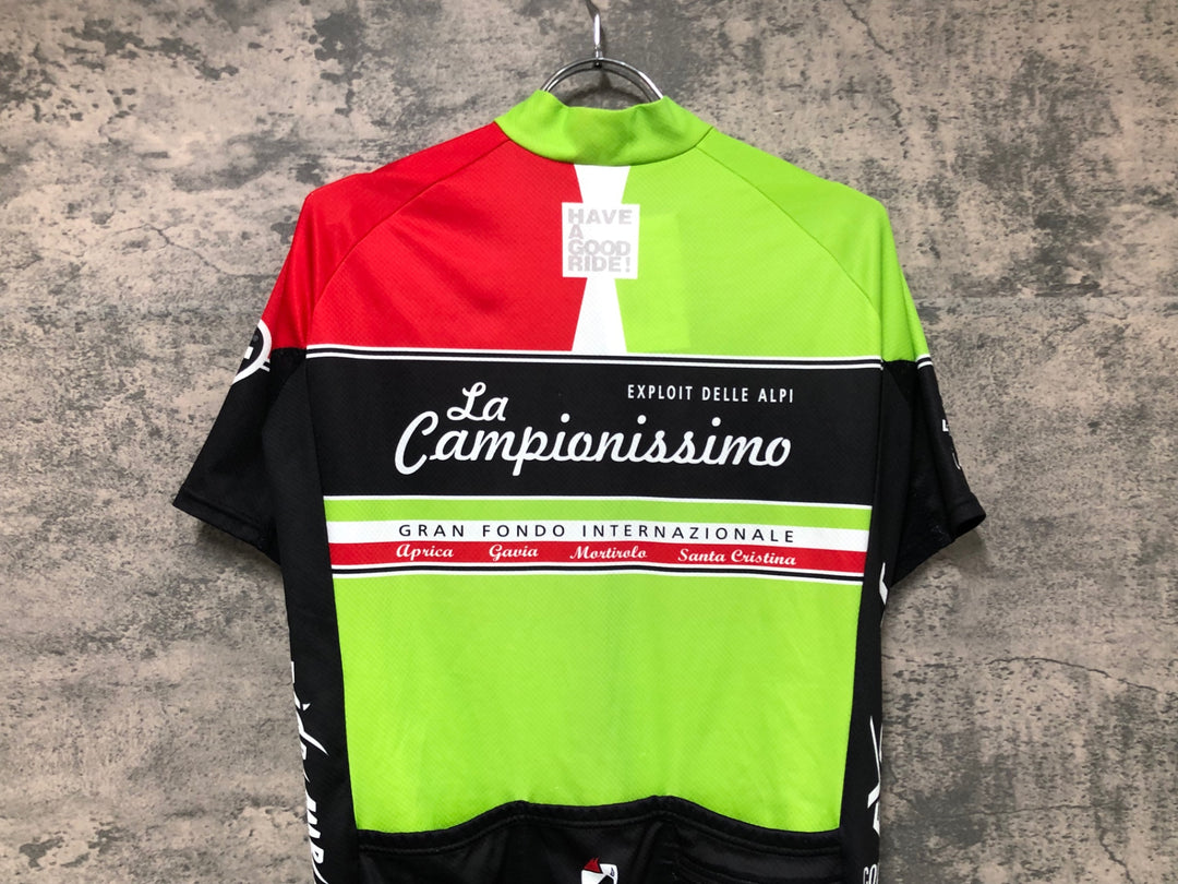 JT087 アソス assos 半袖サイクルジャージ La Campionissimo 黄緑 M