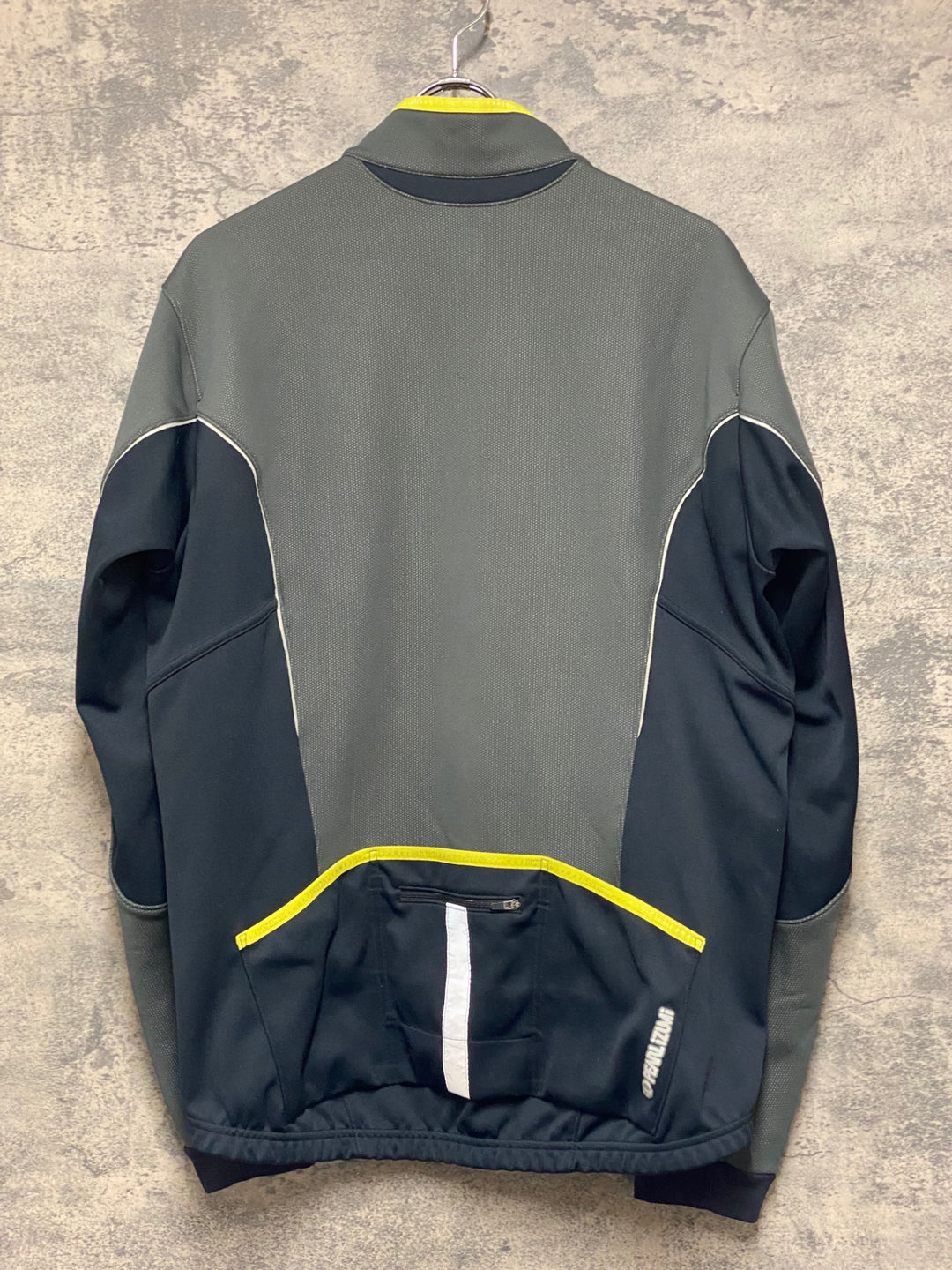 KP700 パールイズミ PEARL iZUMi 長袖 サイクルジャケット グレー 黒 XL 裏起毛 ※旧ロゴ