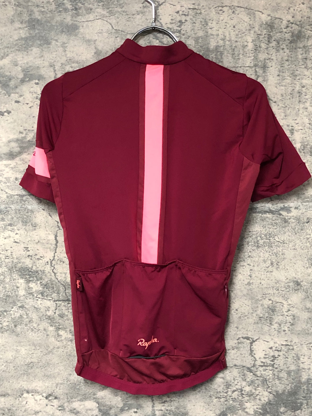 JK494 ラファ Rapha WOMEN'S SOUPLESSE JERSEY Ⅱ 半袖 サイクルジャージ 赤 S