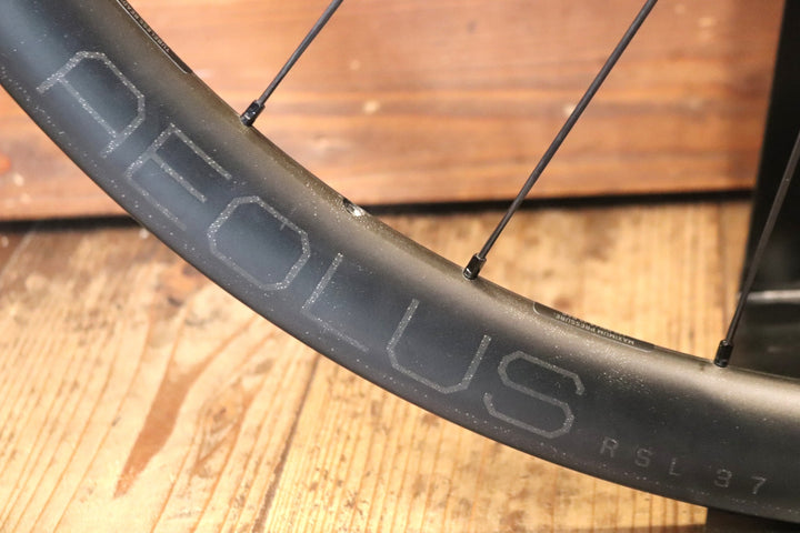 ボントレガー BONTRAGER アイオロス AEOLUS RSL37 DISC カーボン チューブレスレディ ホイールセット シマノ11S/12S 21C 【東京南麻布店】