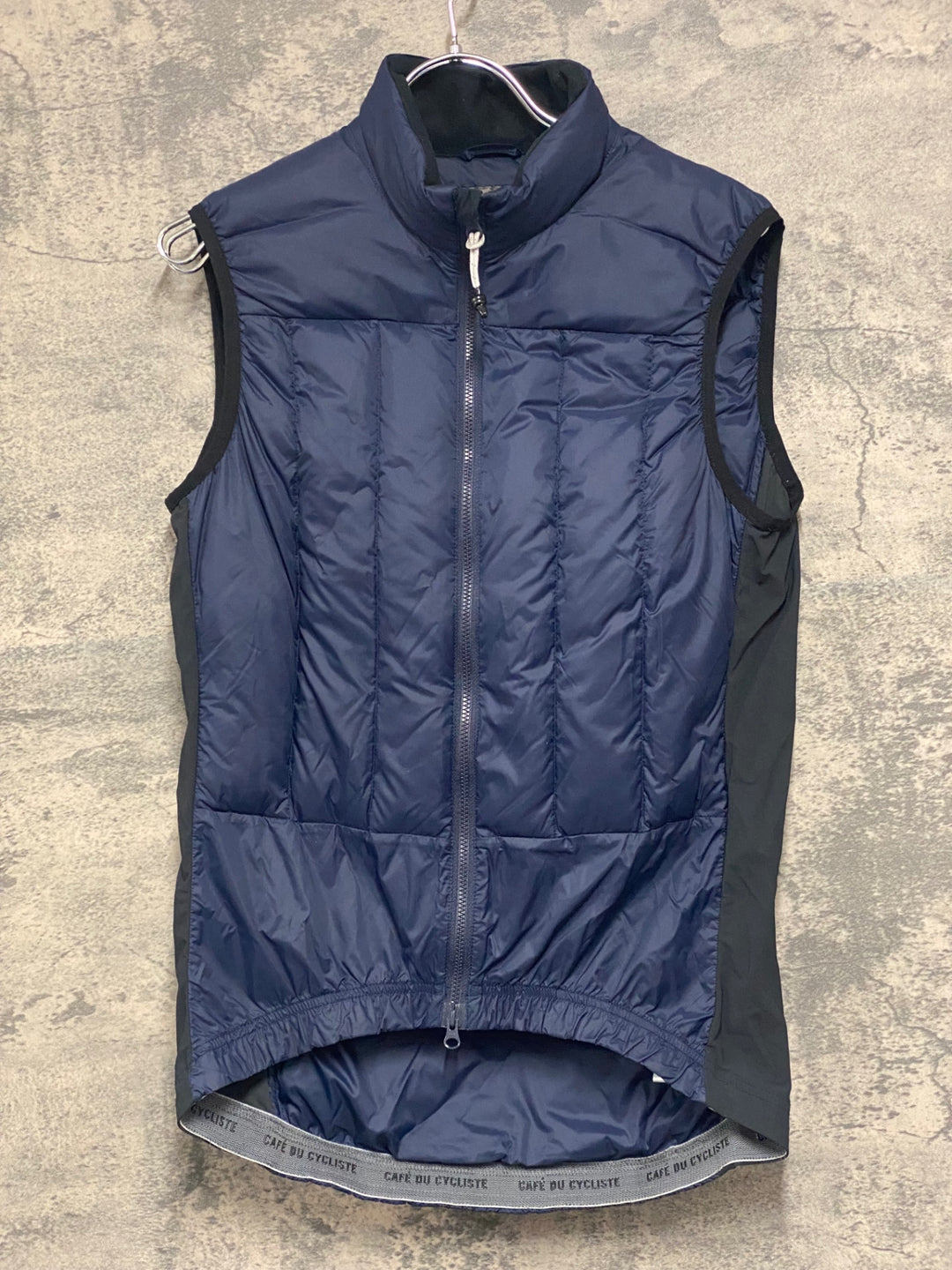 JU798 カフェドシクリステ Cafe du Cycliste ジレ サイクルベスト ネイビー S