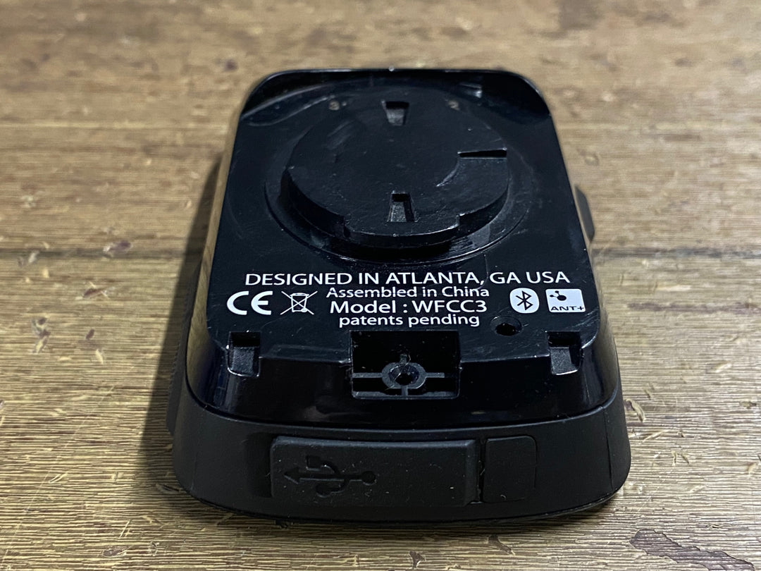 KA710 ワフー Wahoo エレメント ボルト ELEMNT BOLT WFCC3 サイクルコンピューター 起動確認済