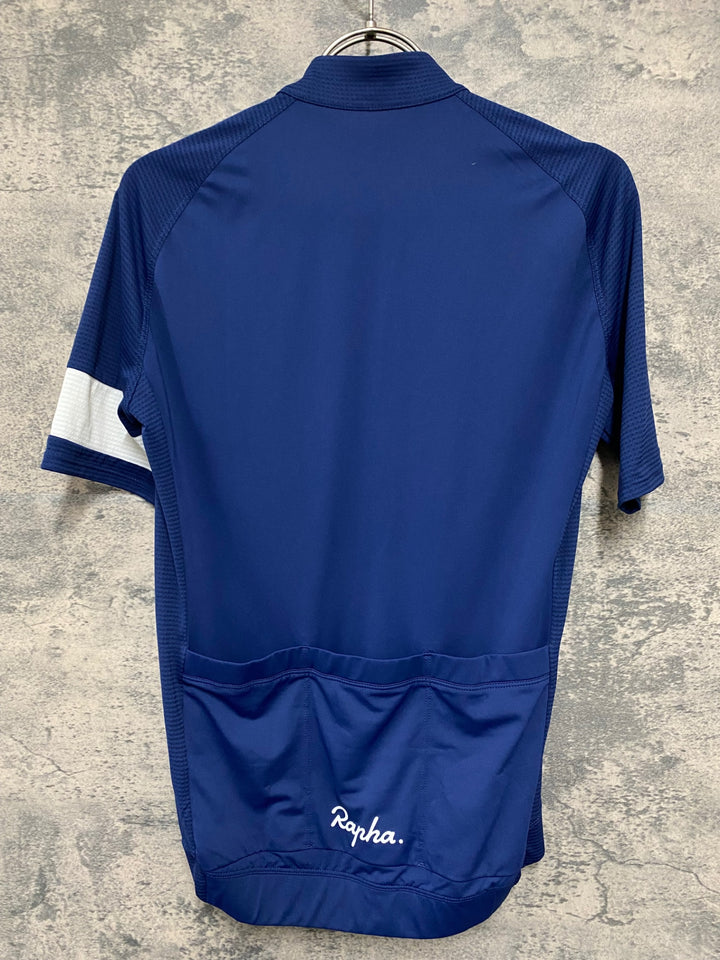 KB333 ラファ Rapha CORE LIGHTWEIGHT JERSEY 半袖 サイクルジャージ 紺 S