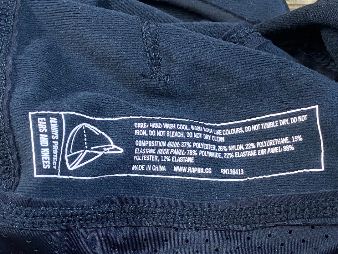 KI200 ラファ Rapha サイクルキャップ 黒 ワンサイズ 裏起毛