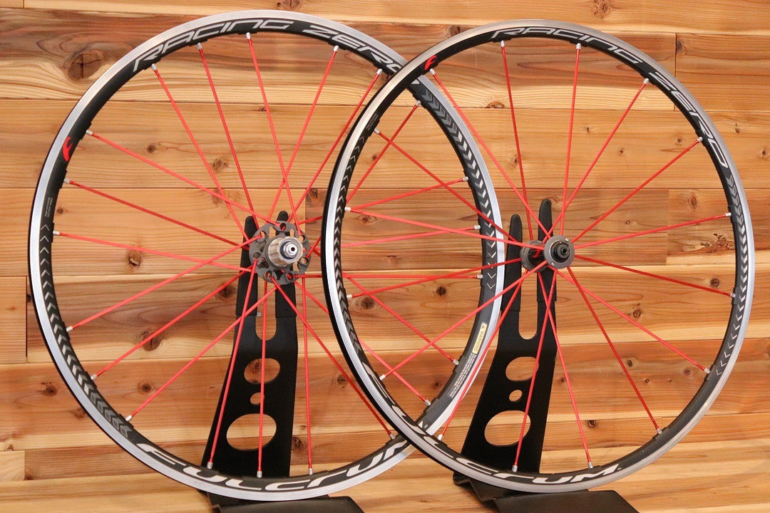 フルクラム FULCRUM  レーシング ゼロ RACING ZERO シマノ 11S/12S 15C RED SPOKE アルミ クリンチャー ホイールセット 【広島店】