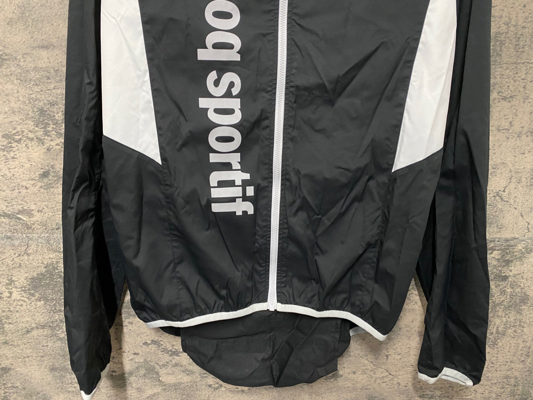 KC990 ルコックスポルティフ le coq sportif 長袖 ウィンドブレーカー 黒 O