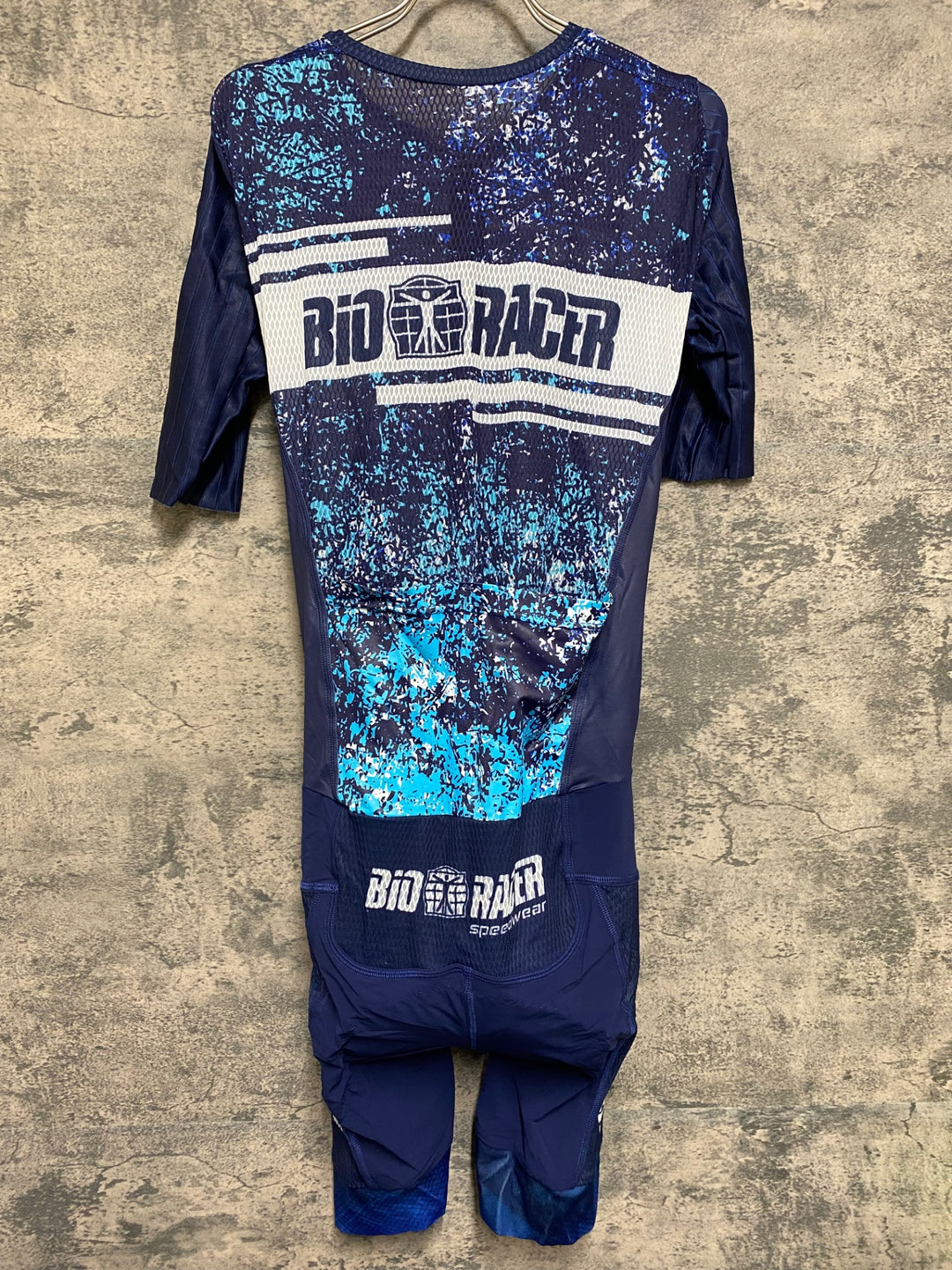 JP490 ビオレーサー BIORACER 半袖 ワンピース ネイビー 総柄 3/M