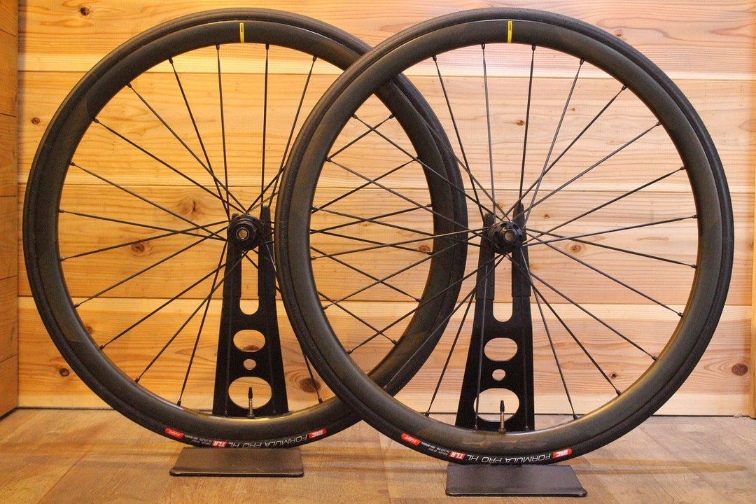 マヴィック MAVIC コスミック ディスク COSMIC SLR32 DISC カーボン チューブレス ホイールセット シマノ11S 鬼ベアリング 【名古屋店】