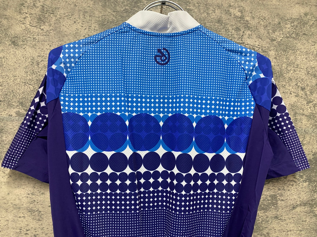 JV972 レリック reric Porca Standerd Jersey 半袖サイクルジャージ 青 M
