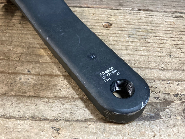 KF580 シマノ SHIMANO 105 FC-5800 クランクアーム 170mm ※クランクボルト欠品