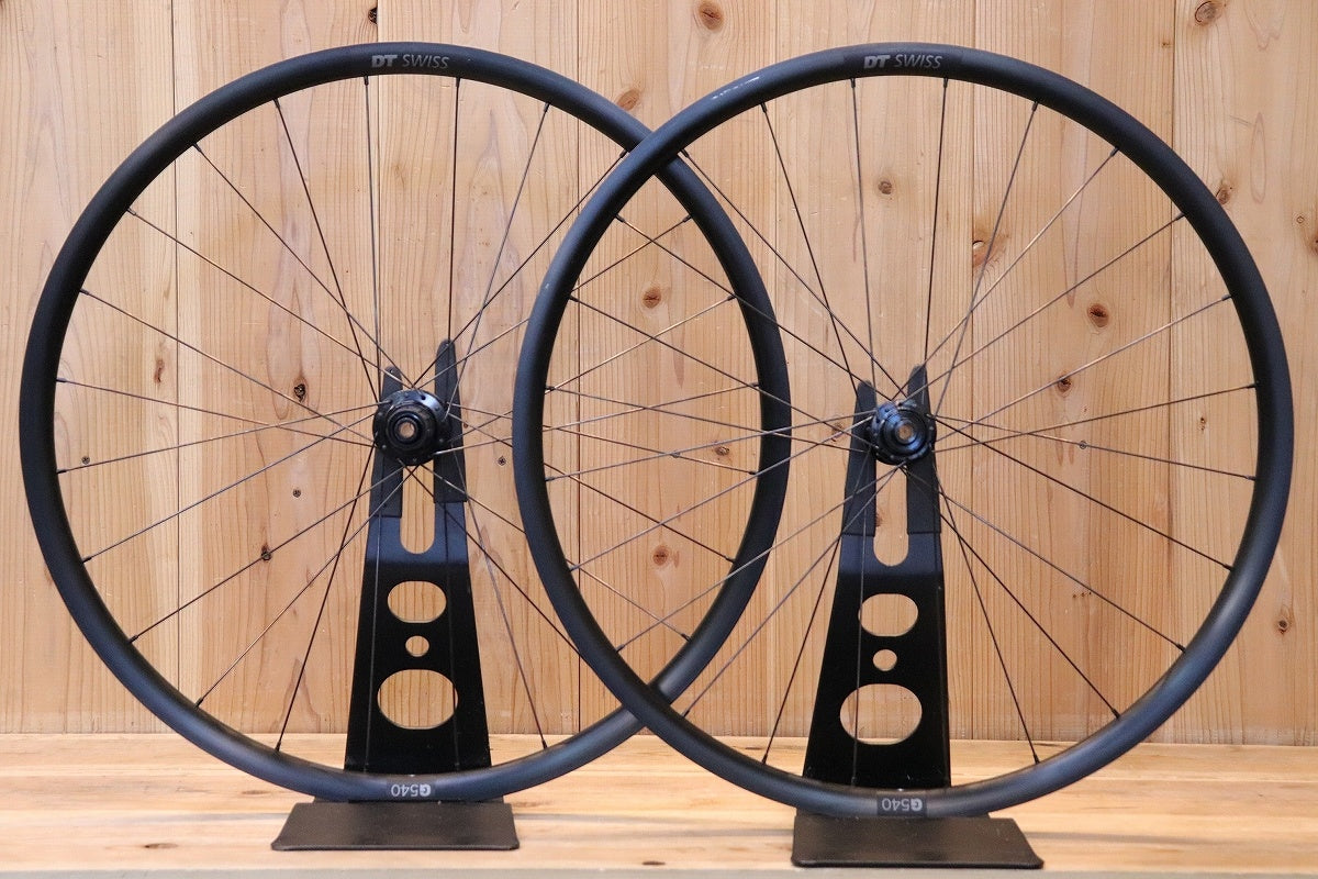 DT SWISS G540 DB アルミ チューブレスレディ ホイールセット シマノ