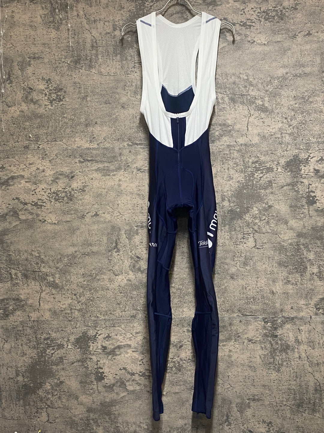 JP954 エンデュラ ENDURA モビスター Movister 裏起毛ビブタイツ 紺 S