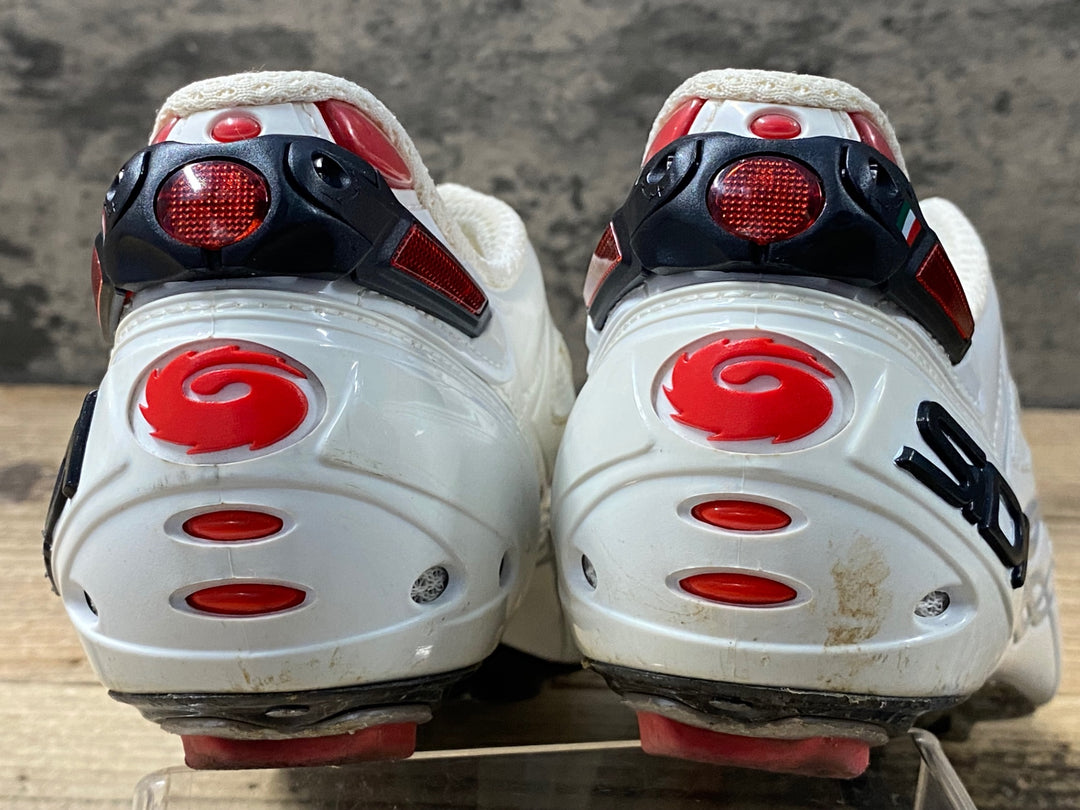 KP098 シディ SIDI SHOT ビンディングシューズ 3穴 白 EU42