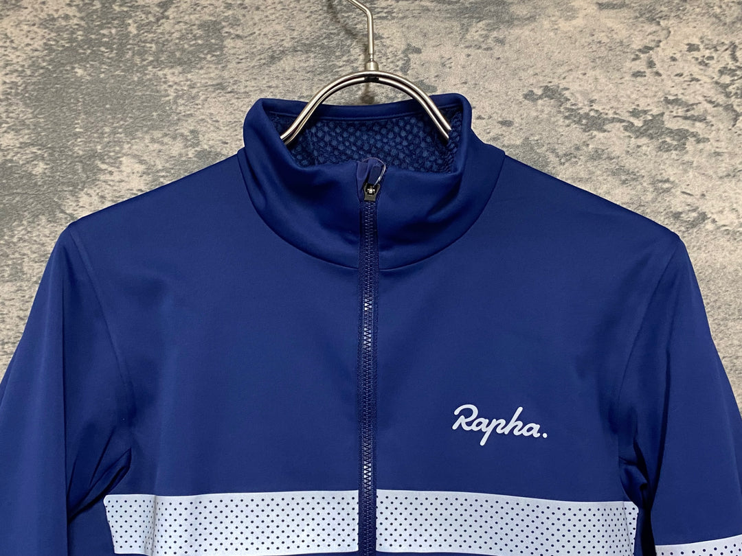 KA294 ラファ Rapha BREVET INFINIUM LONG SLEEVE JERSEY 長袖 サイクルジャージ ネイビー XS GORE-TEX INFINIUM