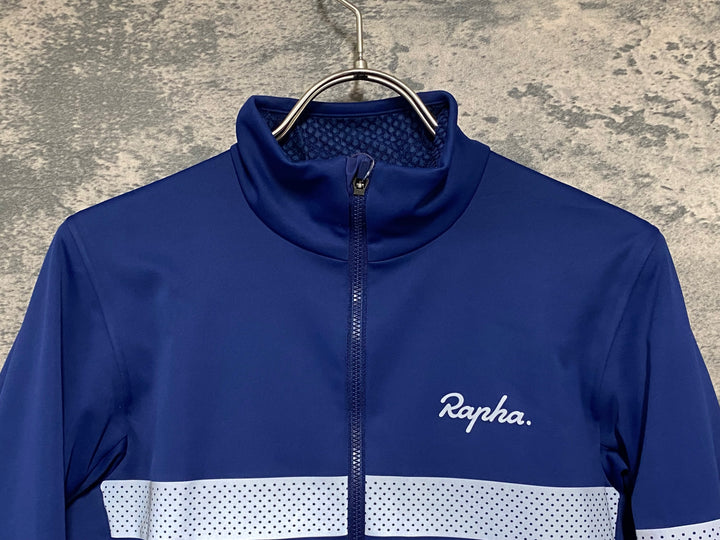 KA294 ラファ Rapha BREVET INFINIUM LONG SLEEVE JERSEY 長袖 サイクルジャージ ネイビー XS GORE-TEX INFINIUM