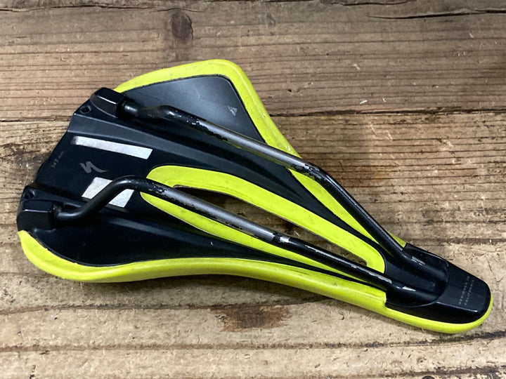KI326 スペシャライズド SPECIALIZED POWER ARC EXPERT サドル 黄色 143mm Hollow Ti