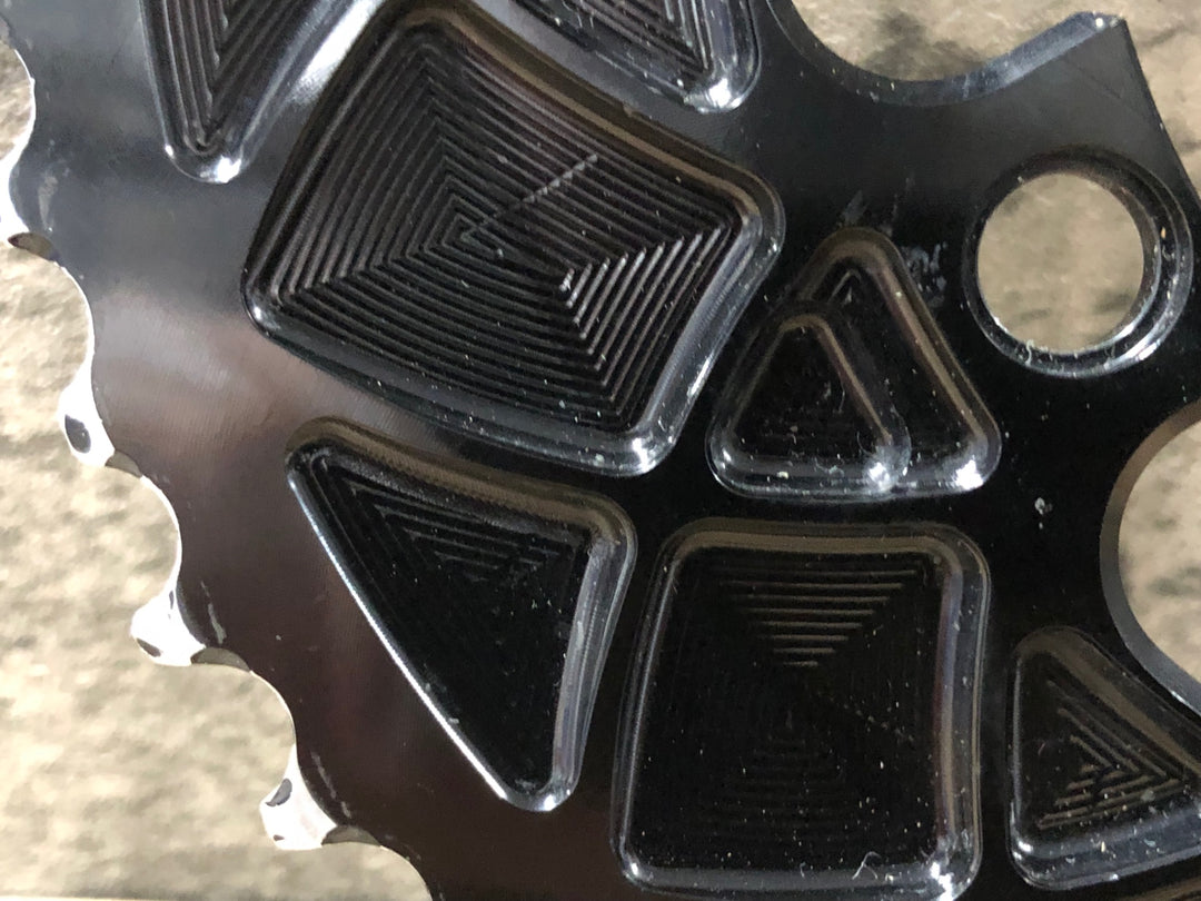 JR683 アブソリュートブラック ABSOLUTE BLACK チェーンリング  52/36T 楕円