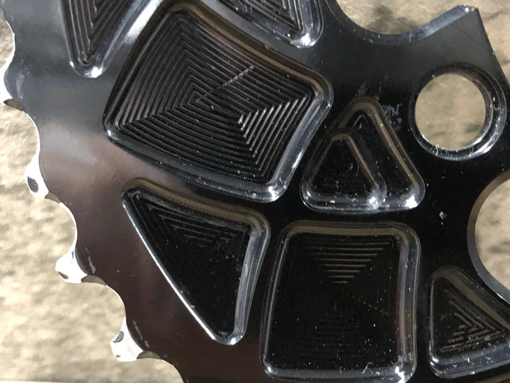 JR683 アブソリュートブラック ABSOLUTE BLACK チェーンリング  52/36T 楕円