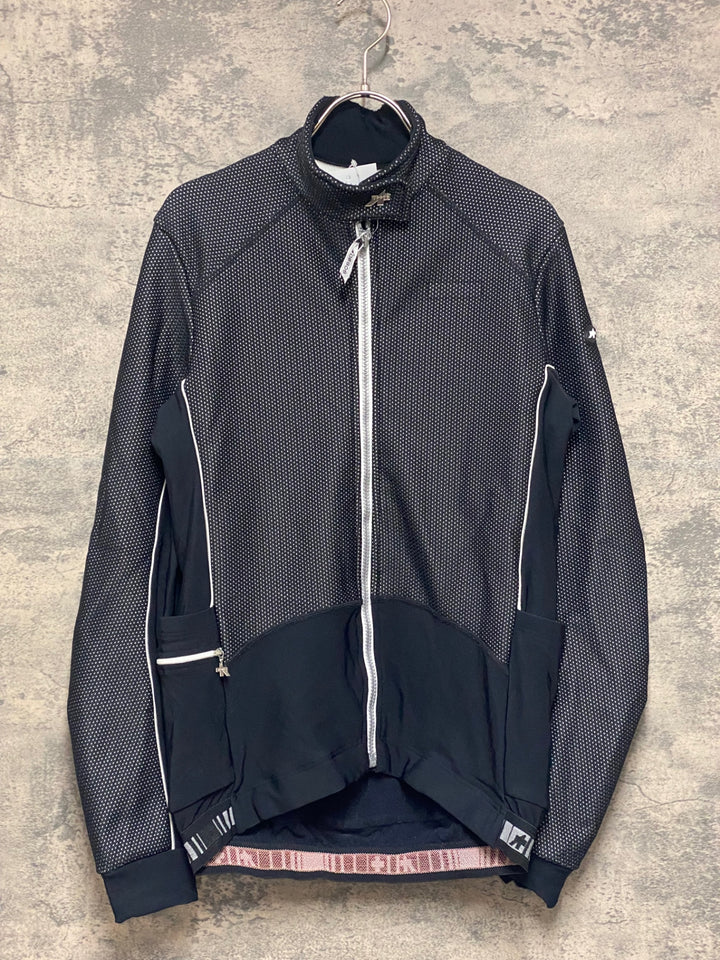 KC495 アソス assos Air Jacket 851 長袖 サイクルジャケット 黒 L 裏起毛