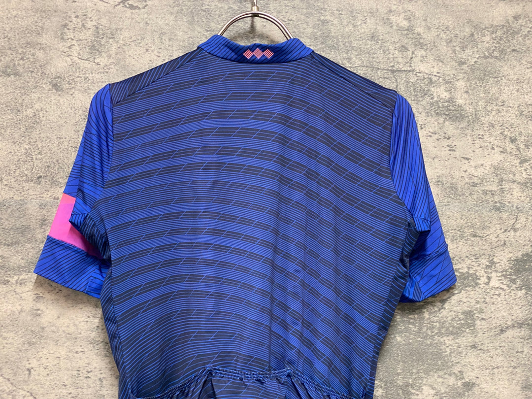 KC751 ラファ Rapha EF PRO TEAM TRAINING JERSEY 半袖 サイクルジャージ ネイビー ピンク S