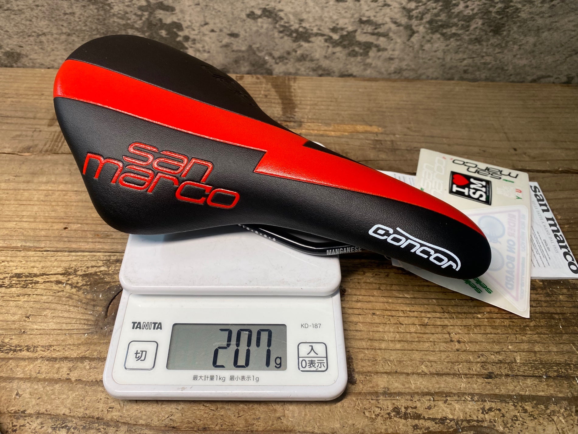 JP102 サンマルコ san marco コンコール CONCOR TEAM サドル 黒/赤