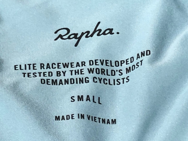 JO795 ラファ Rapha PRO TEAM JERSEY 半袖 サイクルジャージ 水 S