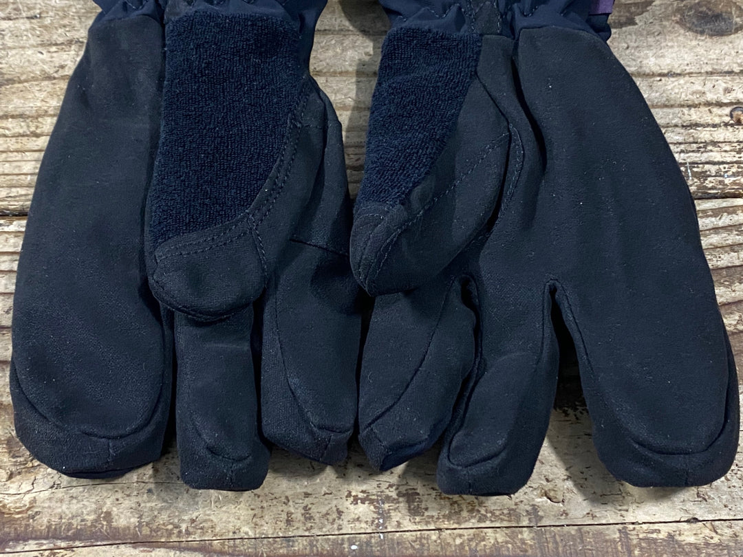 KM720 パスノーマルスタジオ PAS NORMAL STUDIOS HEAVY GLOVES 長指 ウィンターグローブ 黒 S 裏起毛