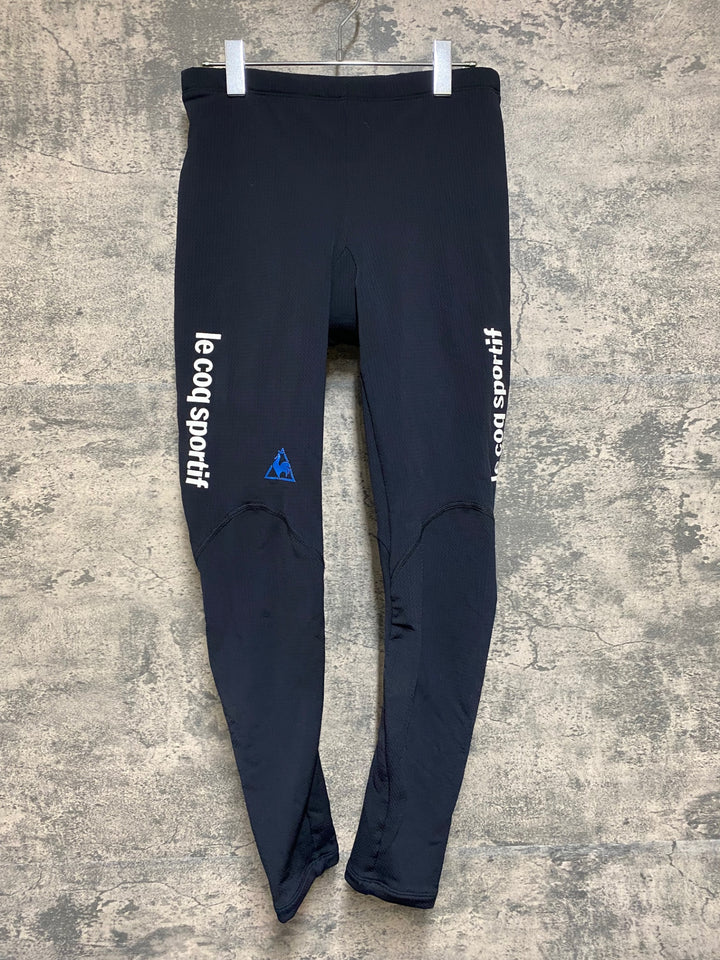 JP145 ルコックスポルティフ le coq sportif レーサタイツ 黒 L 裏起毛