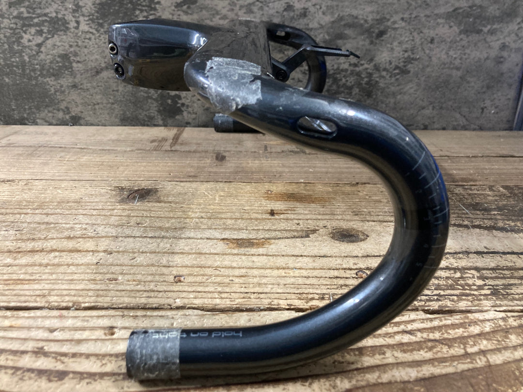 KL642 トレック TREK MADONE KVF AERO INTEGRATED HANDLEBAR/STEM カーボン ドロップハンドル C-C400mm 90mm
