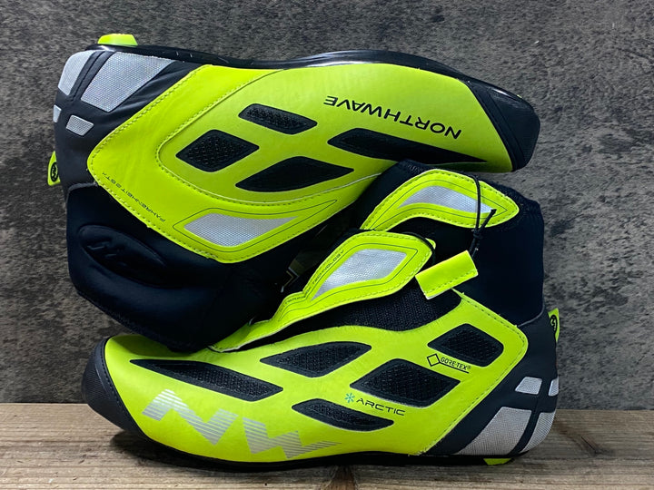 JU123 ノースウェーブ NORTHWAVE Fahrenheit Arctic 2 GTX ビンディングシューズ 3穴 黄 EU41 GORE-TEX