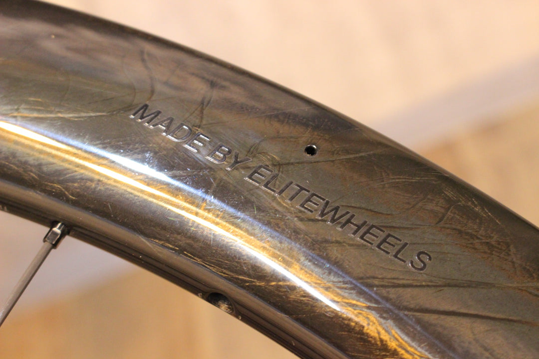 エリート ELITEWHEELS ドライブ DRIVE50 カーボン チューブレスレディ ホイールセット シマノ 11/12S 21C 【名古屋店】