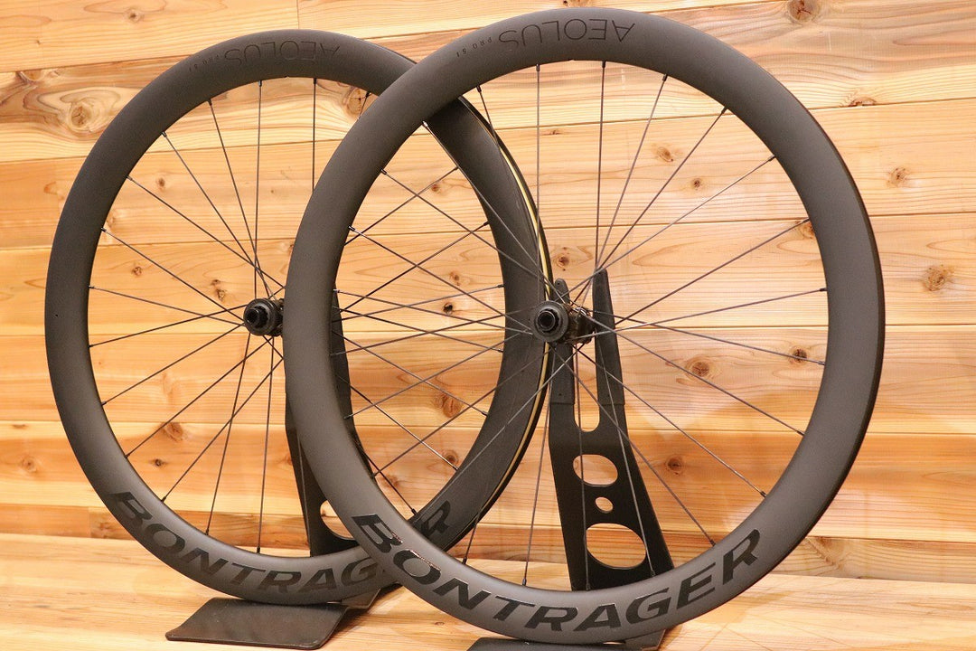 ボントレガー BONTRAGER アイオロス AEOLUS PRO 51 DISC シマノ 11S/12S 23C カーボン チューブレスレディ ホイールセット 【広島店】