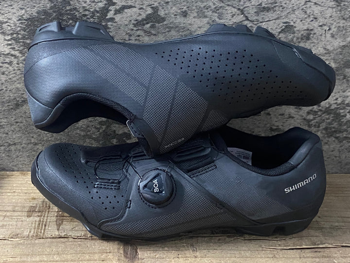 KC956 SHIMANO XC3 SH-XC300M L01 S ビンディングシューズ 2穴 BOA 黒 EU40