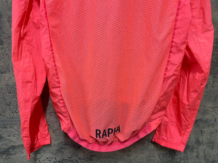 KF617 ラファ Rapha PRO TEAM LIGHTWEIGHT WIND JACKET 長袖 ウィンドブレーカー ピンク S