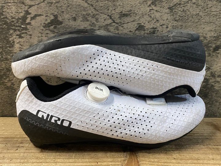 KB673 ジロ GIRO CADET ビンディングシューズ EU40 2穴/3穴両用 白