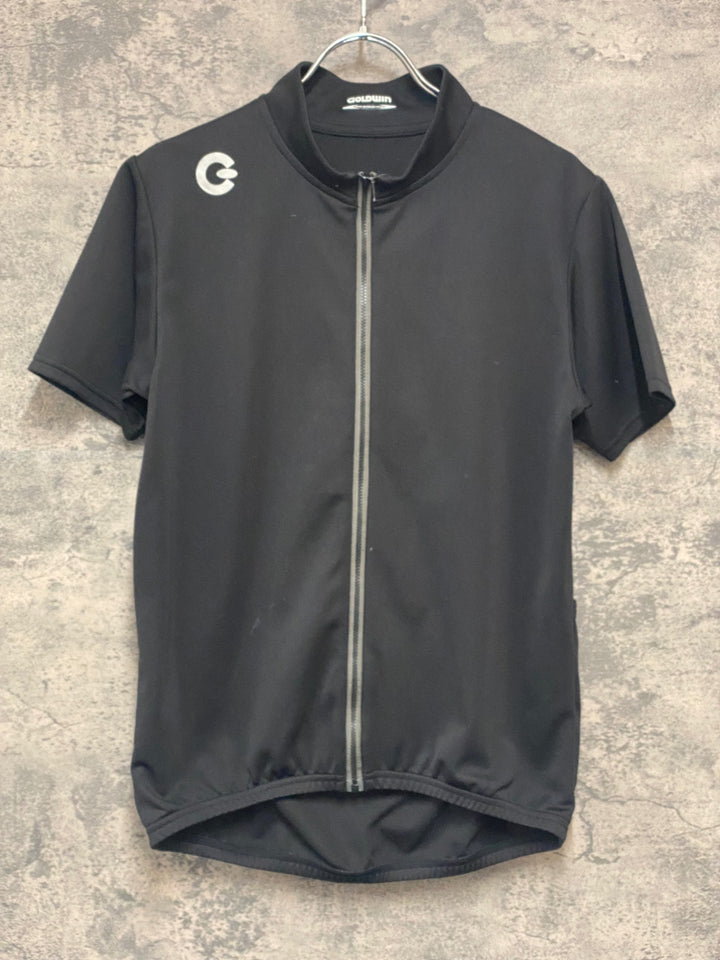JK729 ゴールドウィン GOLDWIN 半袖 サイクルジャージ 黒 M