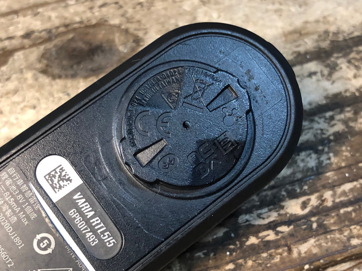 JX822 ガーミン GARMIN ヴァリア VARIA RTL 515 リアライト 点灯確認済