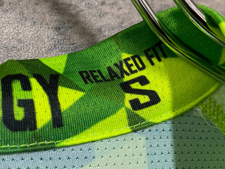 JM735 サイコロジー CYCOLOGY 半袖 サイクルジャージ 緑 黒 RELAXED FIT S